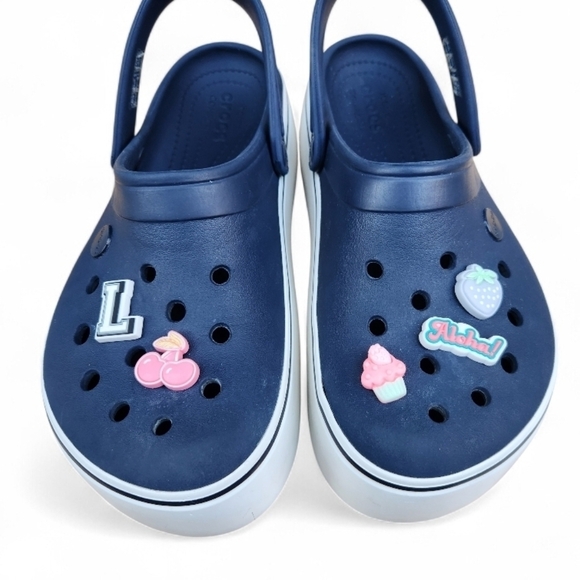 Crocs Women's Crocsband Platform Iconic Clogs Comfort W Charms Included Size 7 - Picture 8 of 13